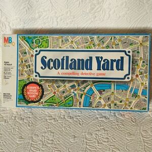 VINTAGE Scotland Yard Detective Milton Bradley 1985 Board Game, Complete